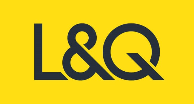 L and q yellow logo